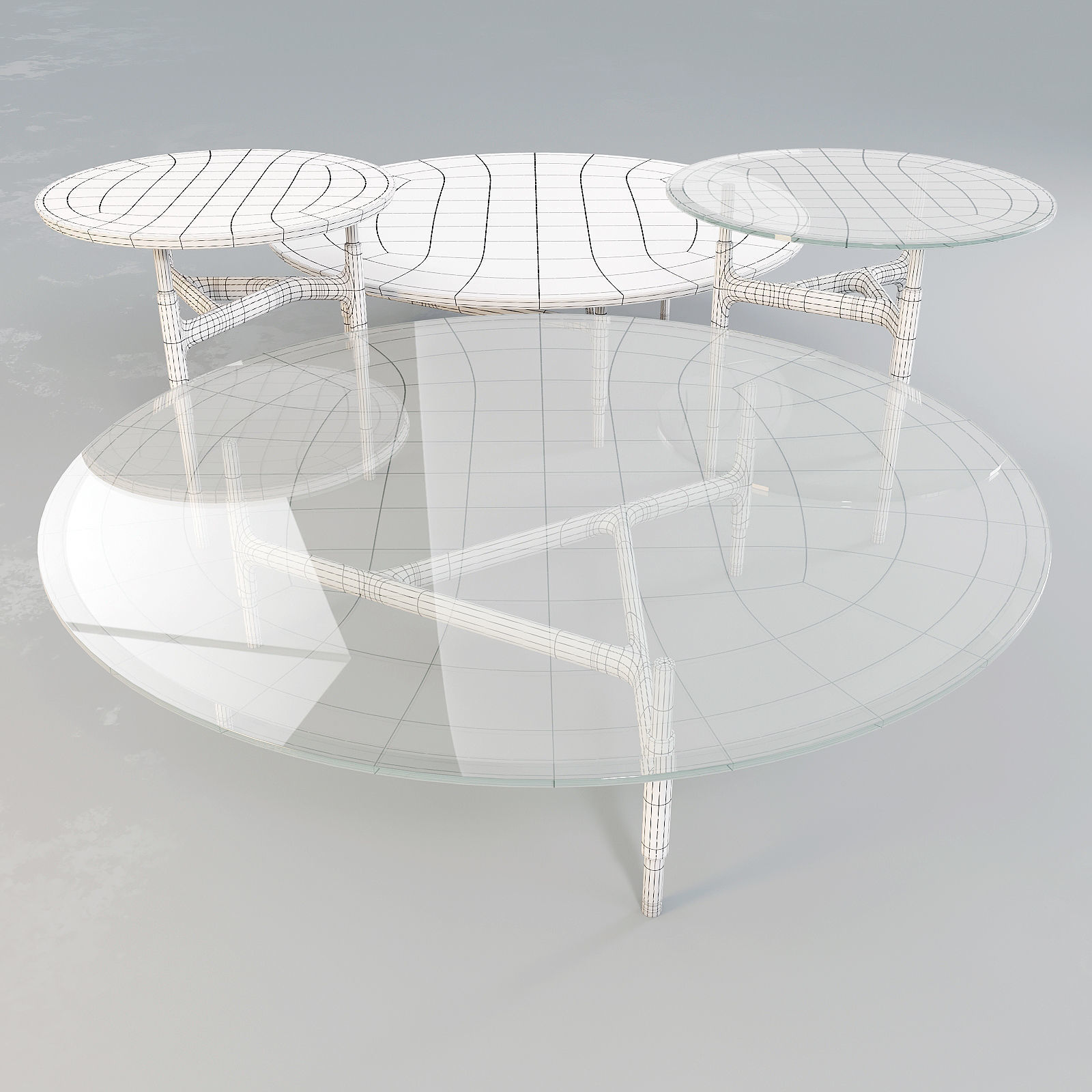 Porada Joint - Coffee Tables 3D model_4