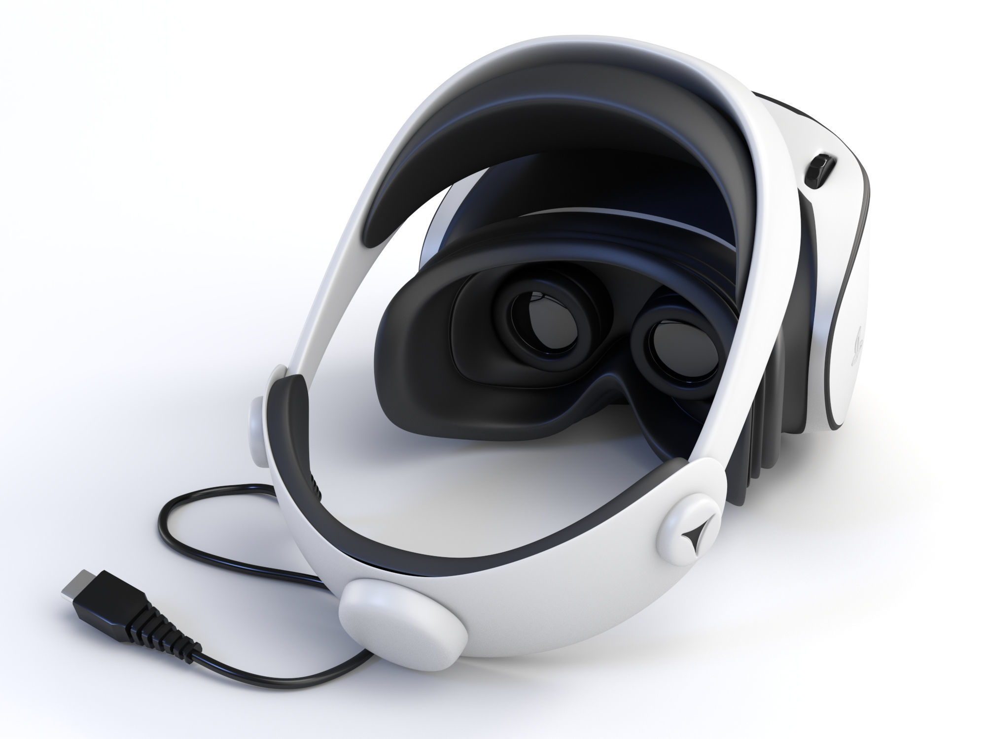 Sony Playstation VR2 Headset 3D model_4