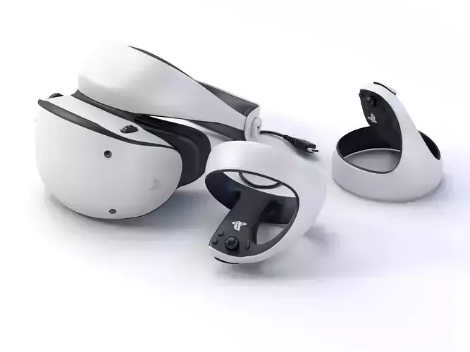 Sony Playstation VR2 Headset 3D model Sony Playstation VR2 Headset 3D model
