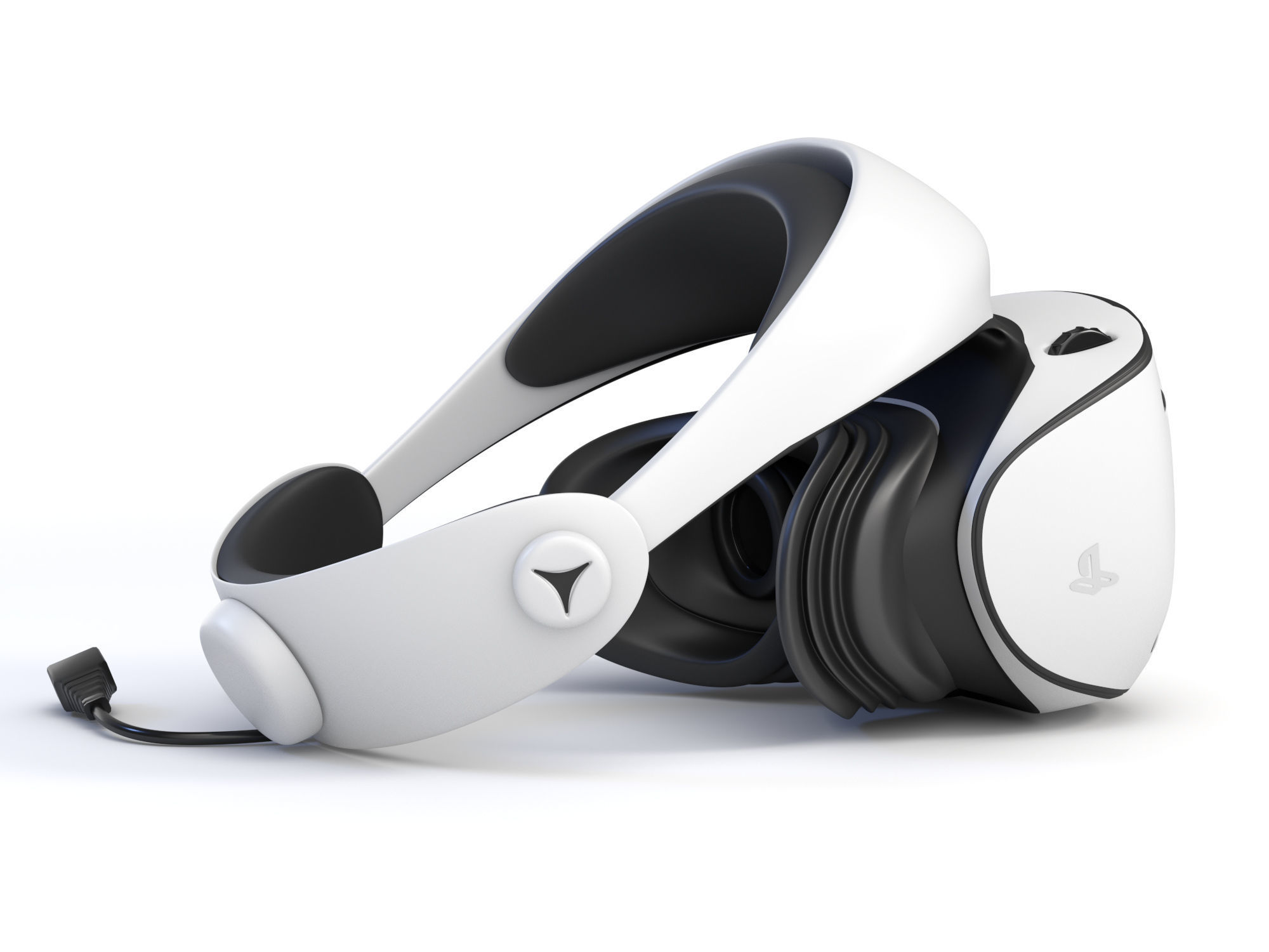 Sony Playstation VR2 Headset 3D model_6