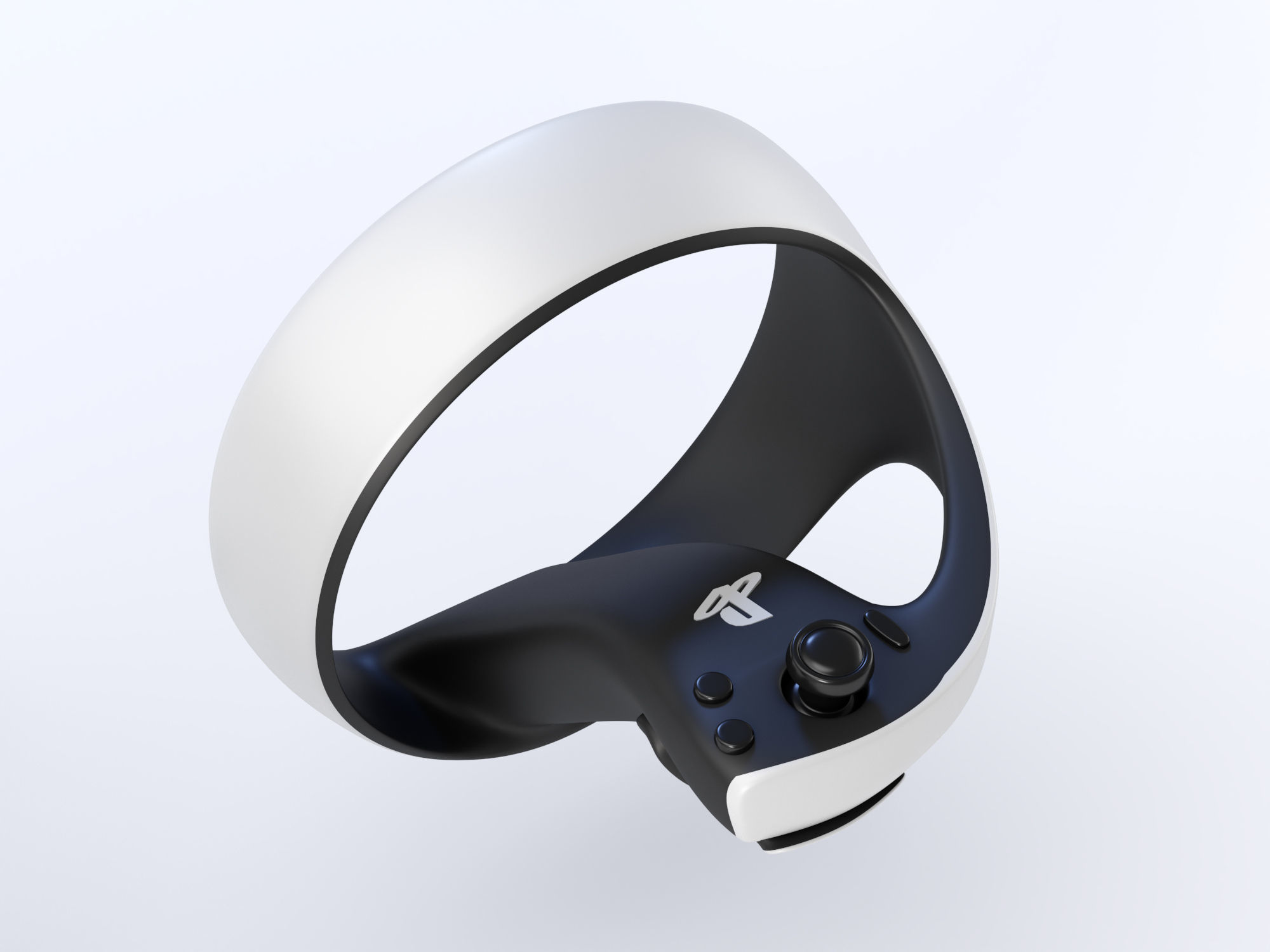 Sony Playstation VR2 Headset 3D model_9
