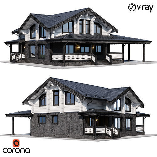 Modern house 14 3D model