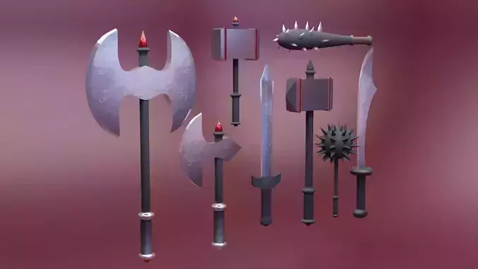 Weapons Pack and Bonus Viking Character