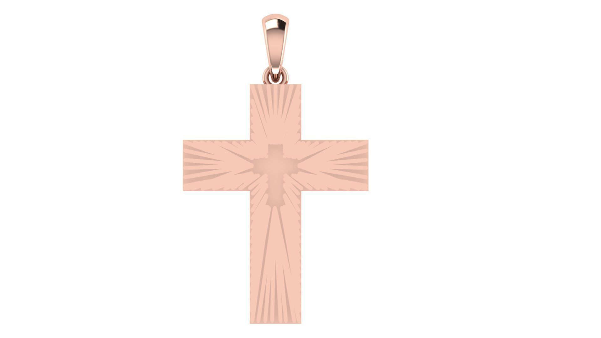 CROSS PENDANT CR63 3D print model_3
