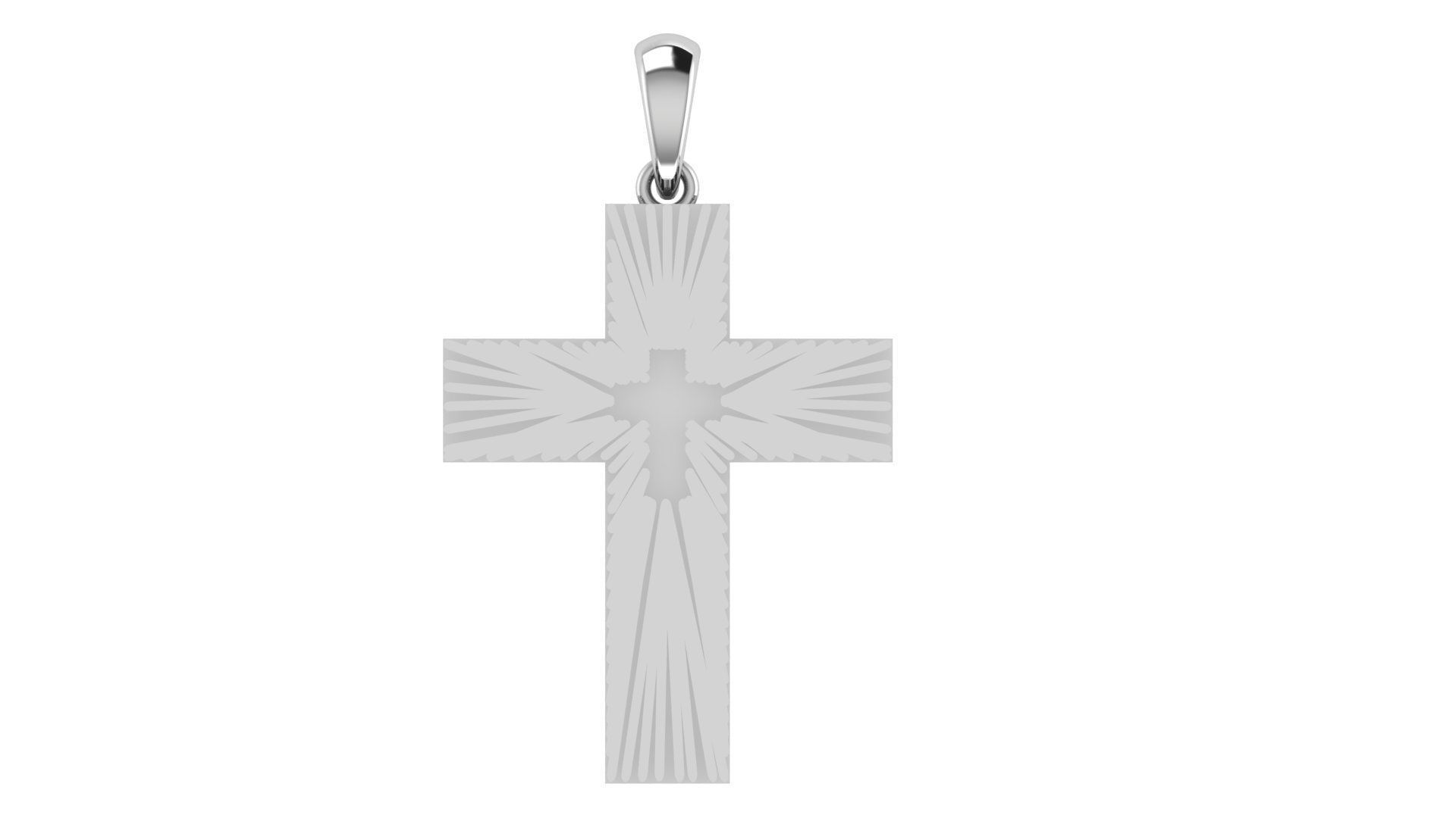 CROSS PENDANT CR63 3D print model_4