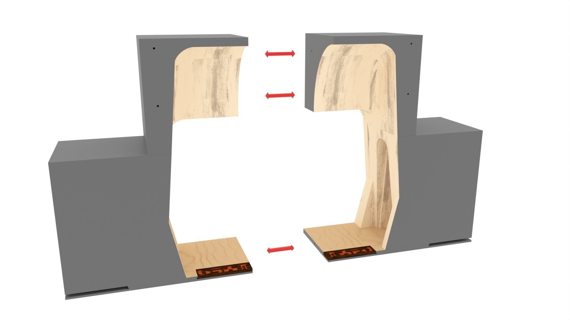 Ralph McQuarries Bazaar  - Set 3 - Entrance  1-12 scale 3D print model_9