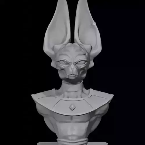 DragonBall Bills Sama Upper Body Sculpt Printable STL