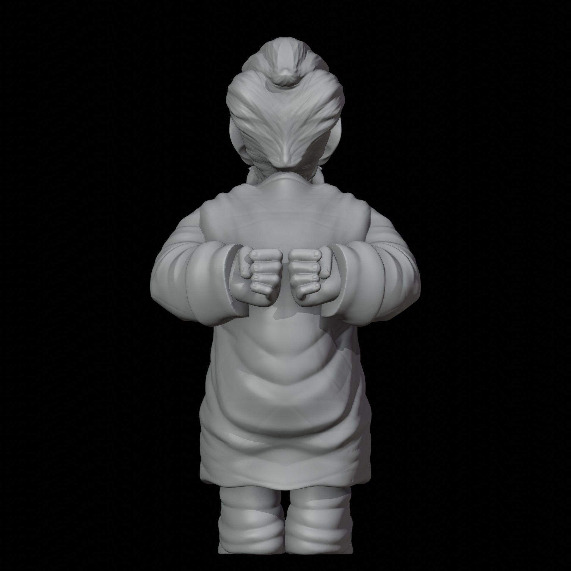 DragonBall Jackie Chan Master Roshi Printable STL 3D print model_4