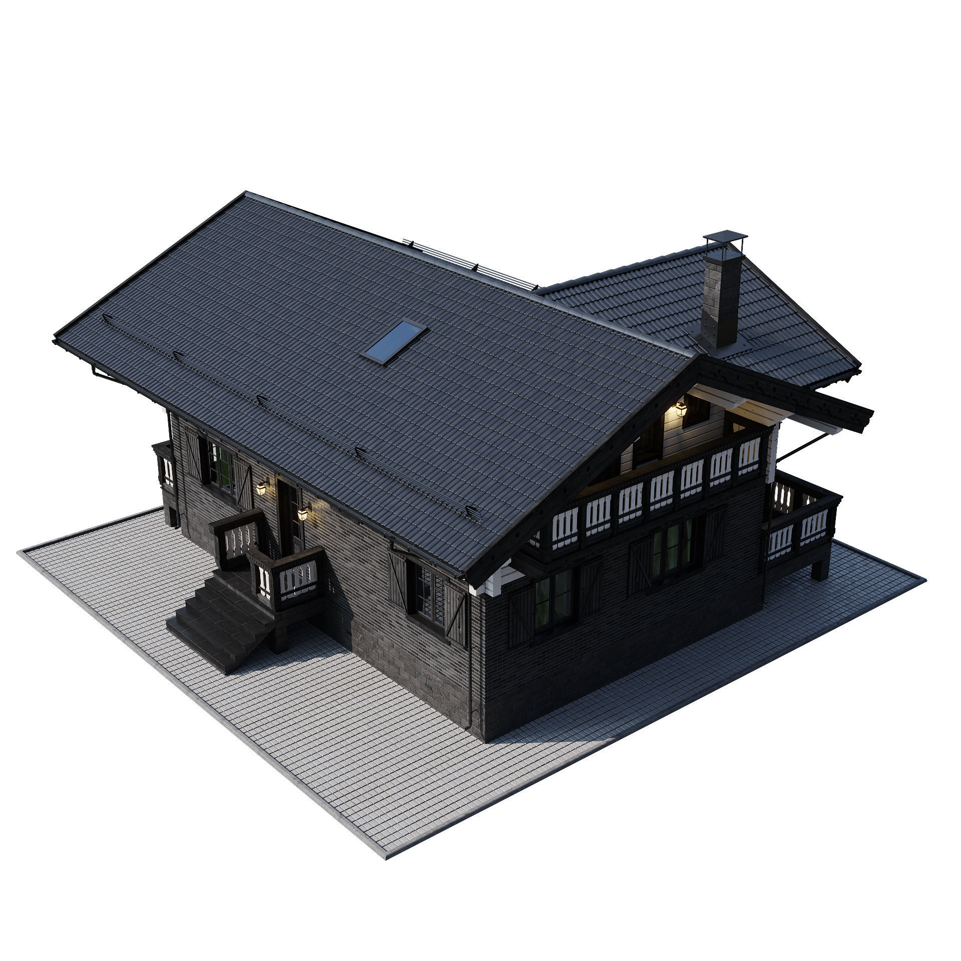 Modern house 15 3D model_14