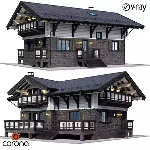 Modern house 15 3D model