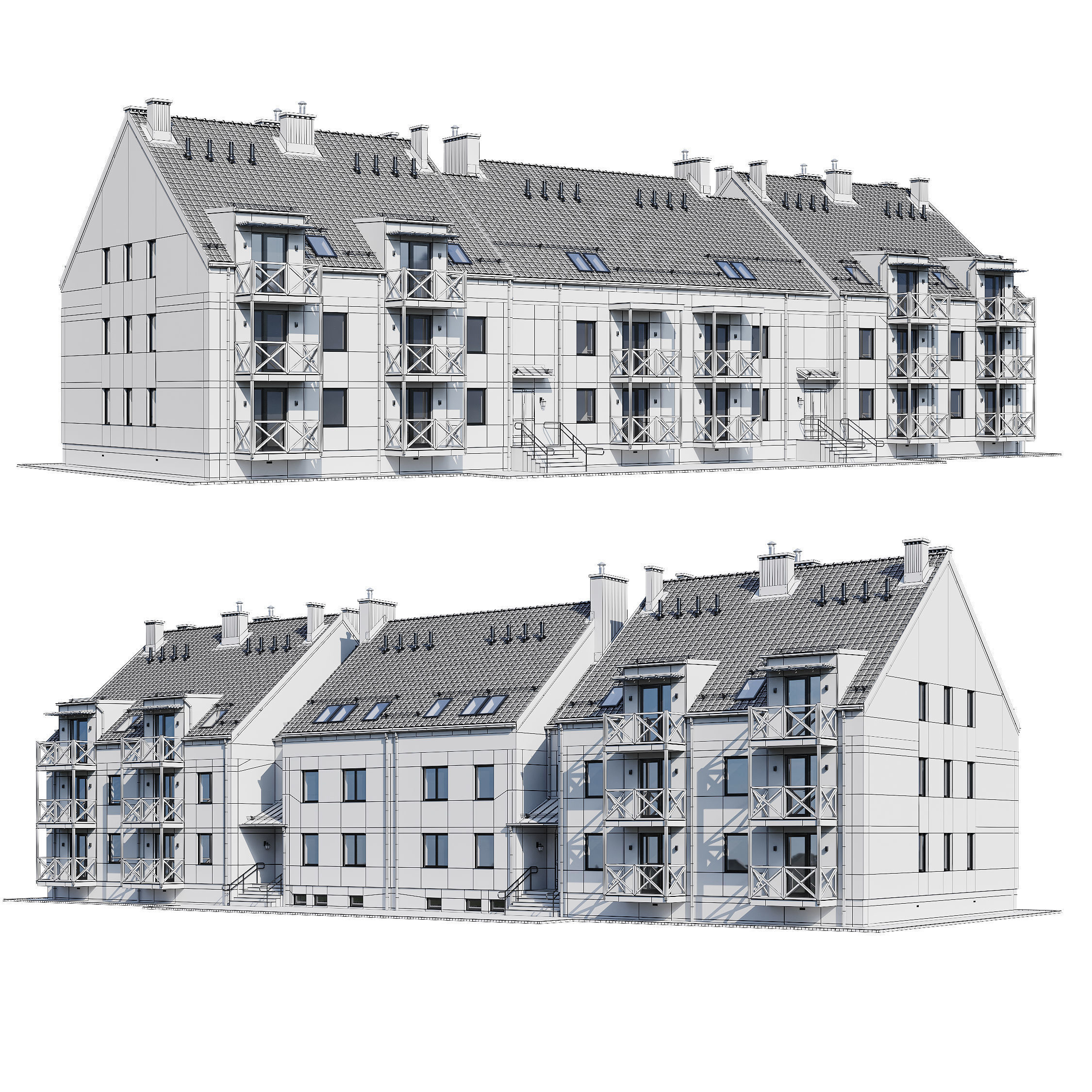 Modern house 16 3D model_16