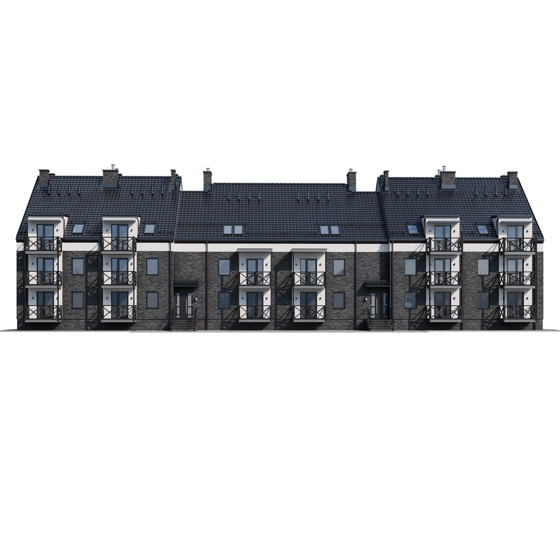 Modern house 16 3D model_12