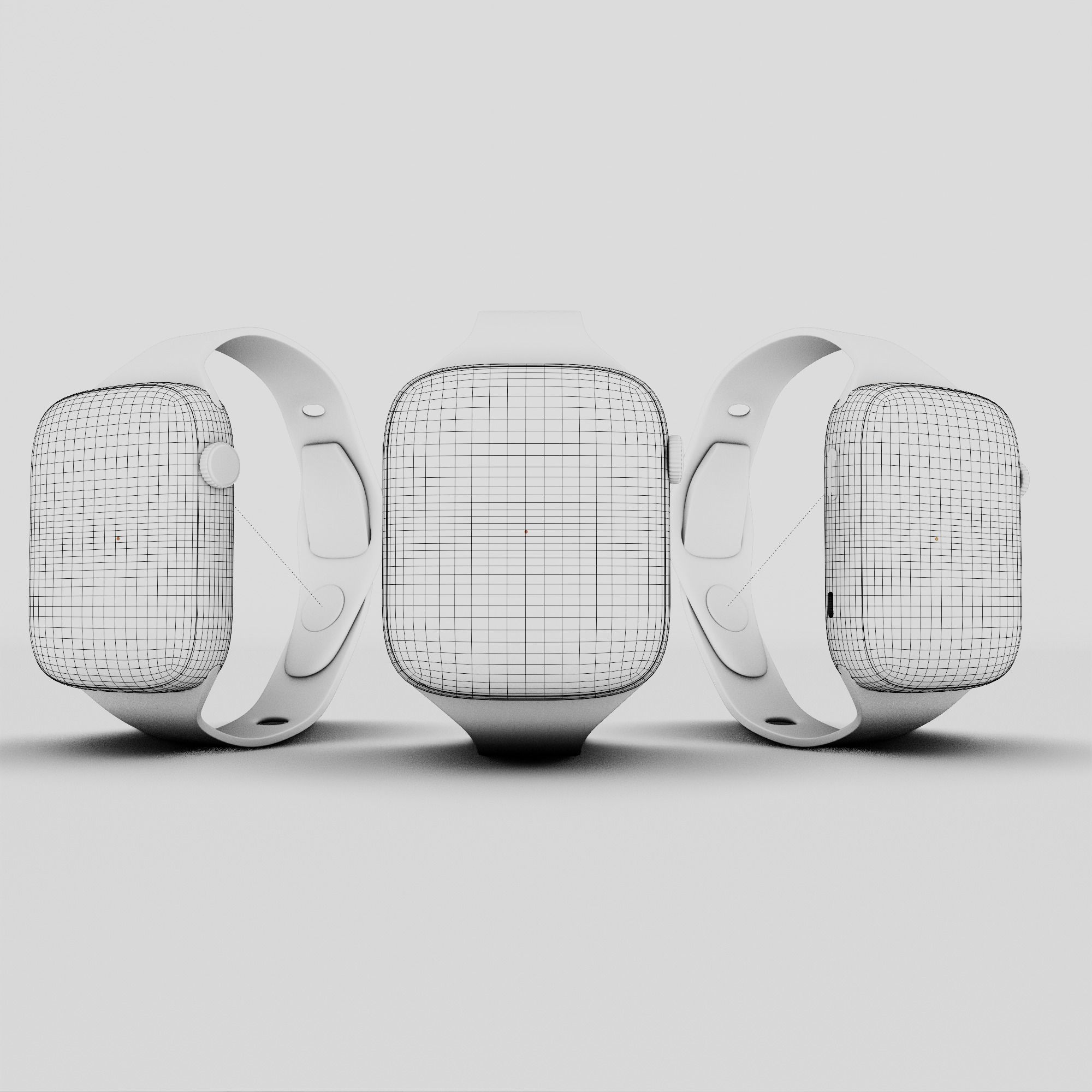 Smart watch 3D model_5