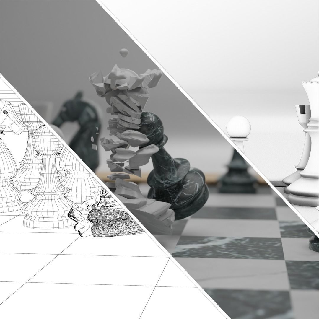 Smart watch 3D model_6