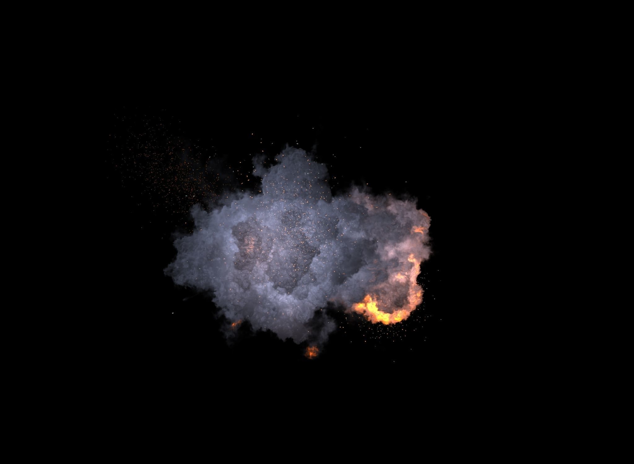 Air and Space Explosions - 28 mov footages collection Texture Texture_17