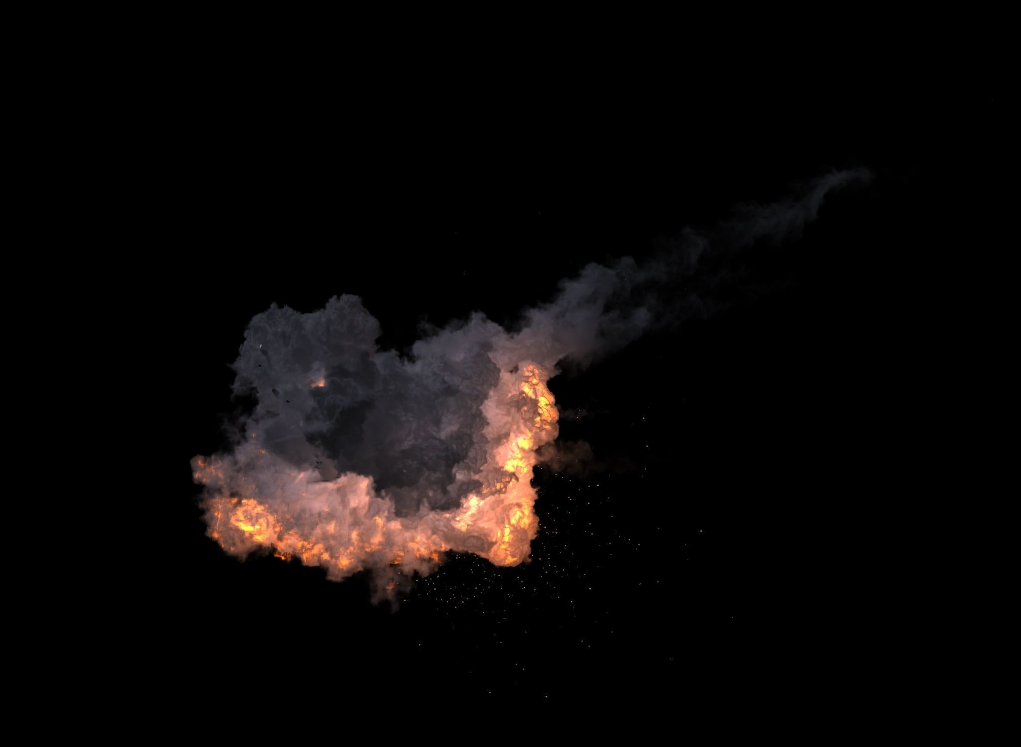 Air and Space Explosions - 28 mov footages collection Texture Texture_15