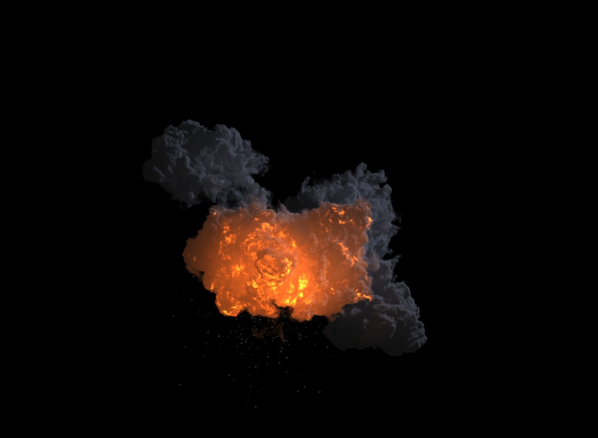 Air and Space Explosions - 28 mov footages collection Texture Texture_12