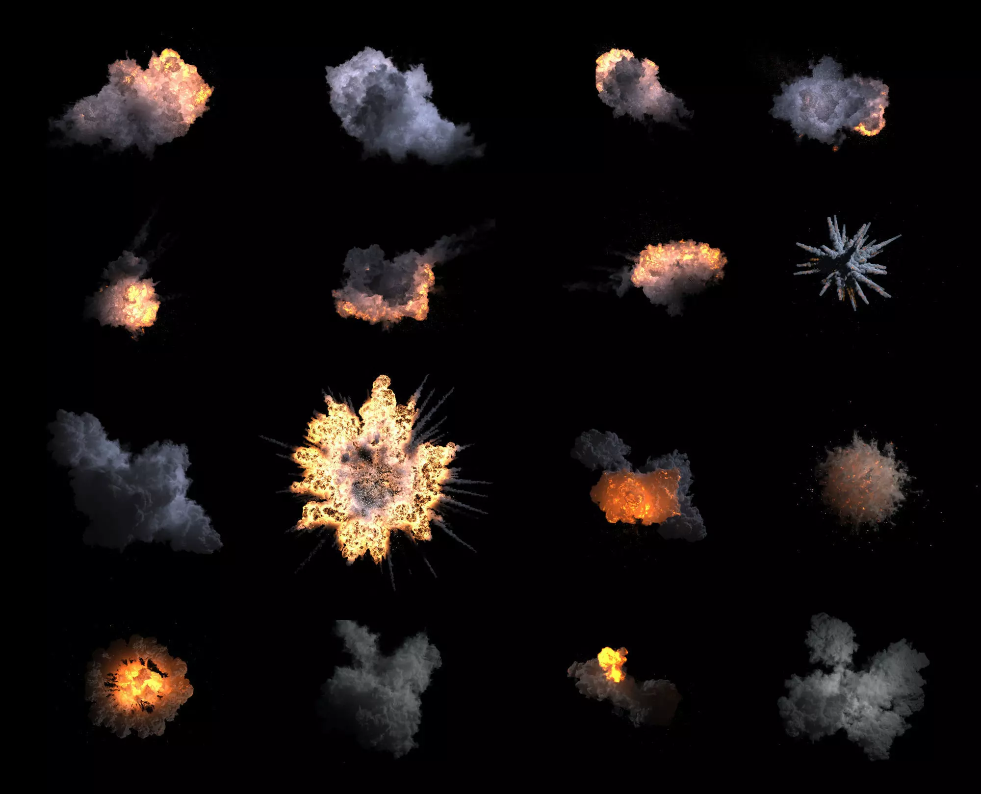 Air and Space Explosions - 28 mov footages collection Texture Texture_0