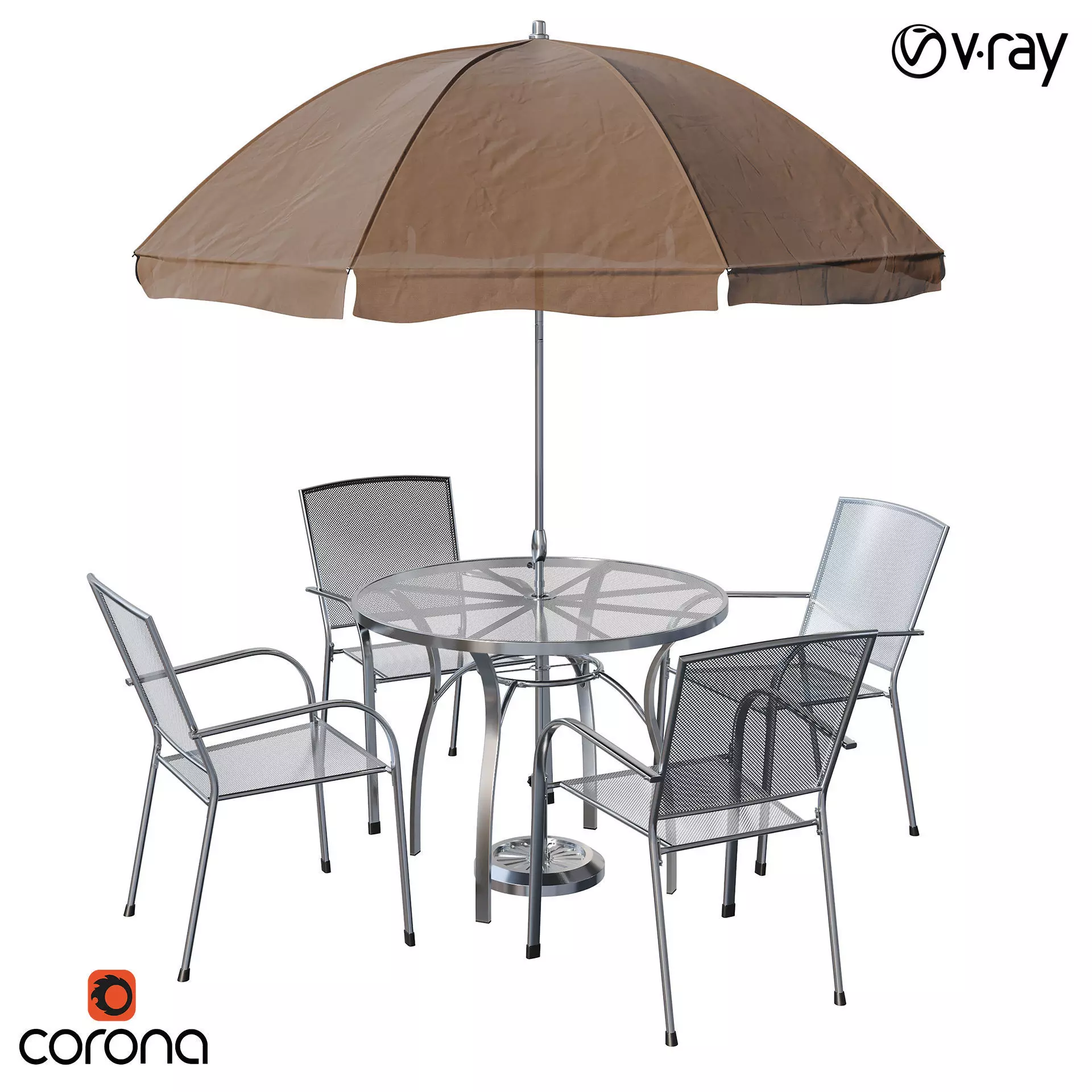 Brenner outdoor set 3D model