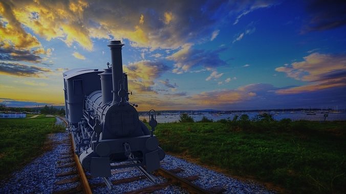 Steyrtalbahn steam locomotive 3D model