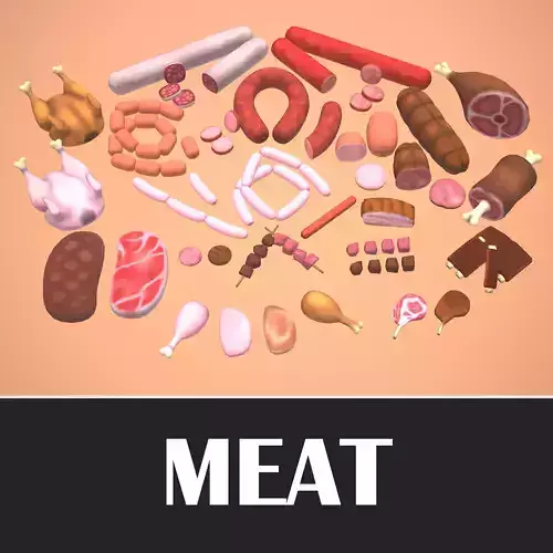 Meat - Stylized Food Pack