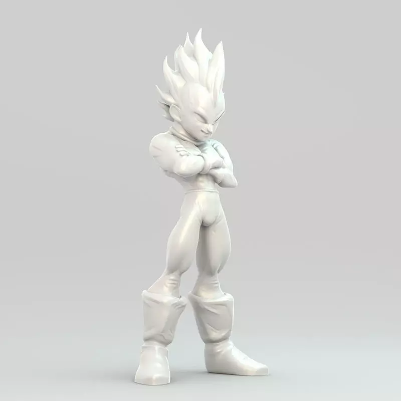 Vegeta Arms Crossed SD 3D print model