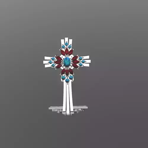 Beautiful Cruz Pendant 3D print model