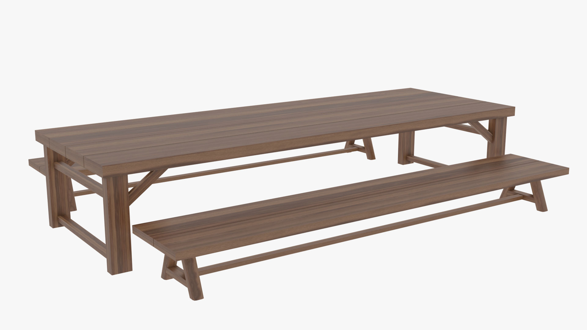 Toon Bar Medieval Low-poly 3D model_18