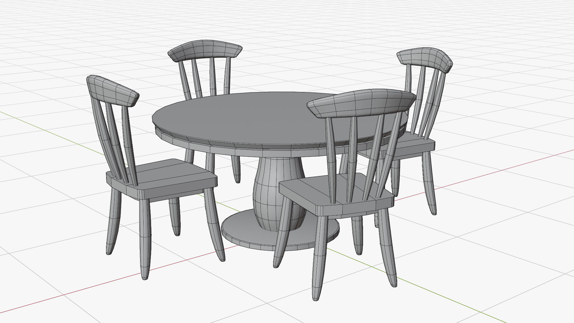 Toon Bar Medieval Low-poly 3D model_23