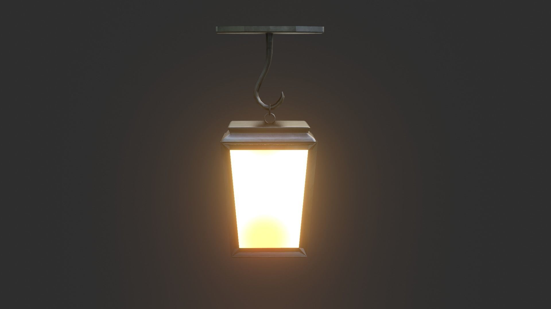 Toon Bar Medieval Low-poly 3D model_12