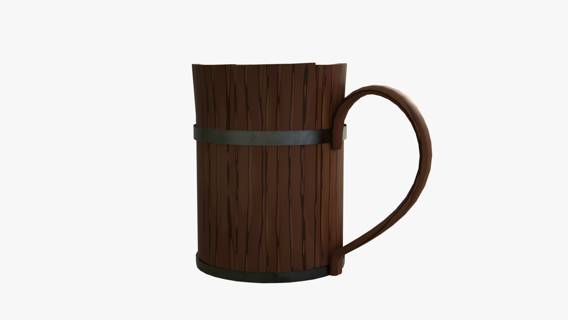 Toon Bar Medieval Low-poly 3D model_16