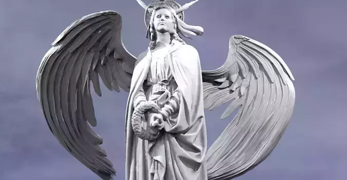 Devine Angel of Peace 3D 3D model