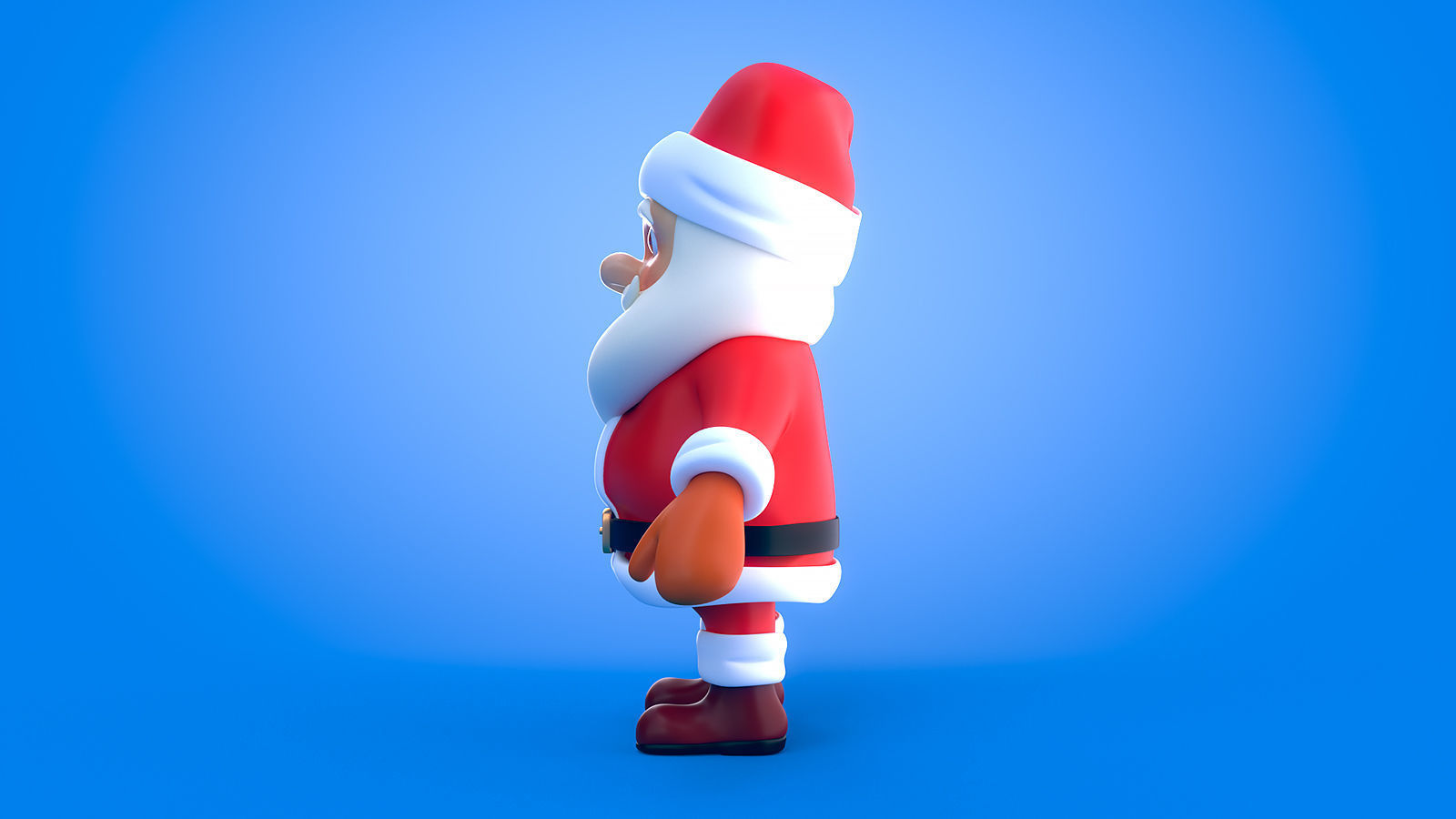Santa Claus 3D model_2