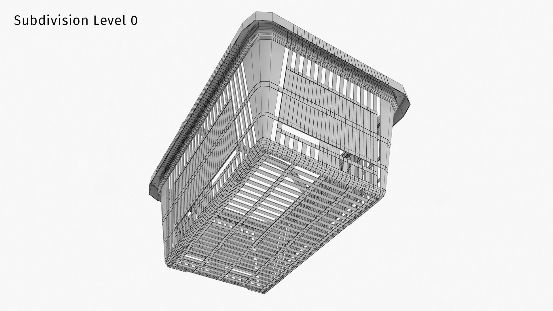 Shopping Basket 3D model_17