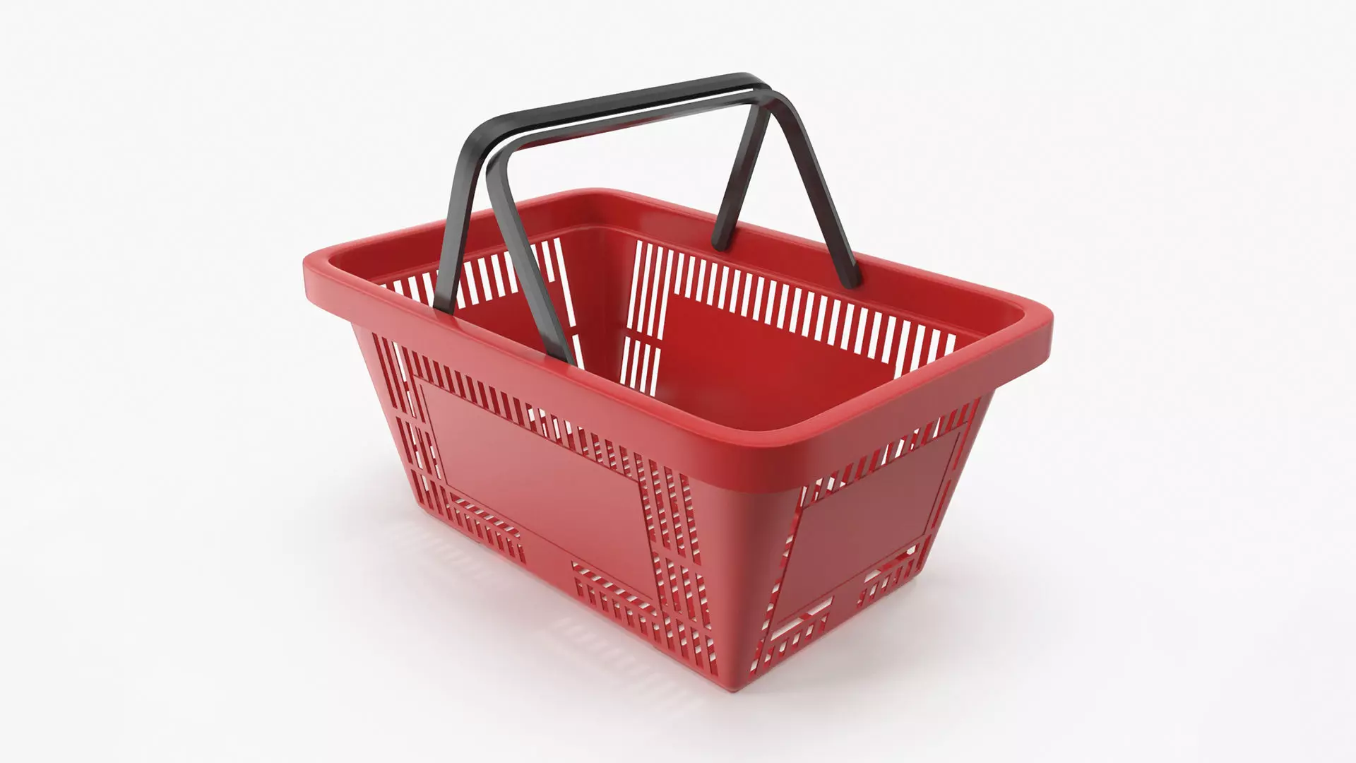 Shopping Basket 3D model_0
