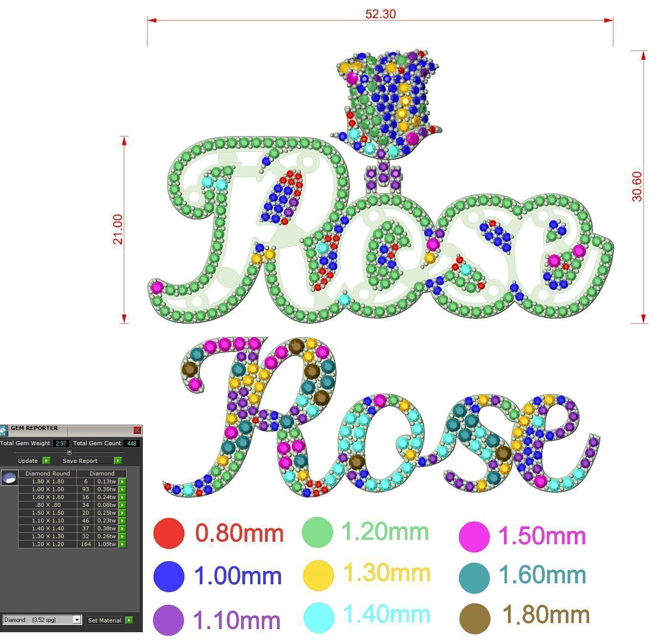 Gold N897 3D print model_14