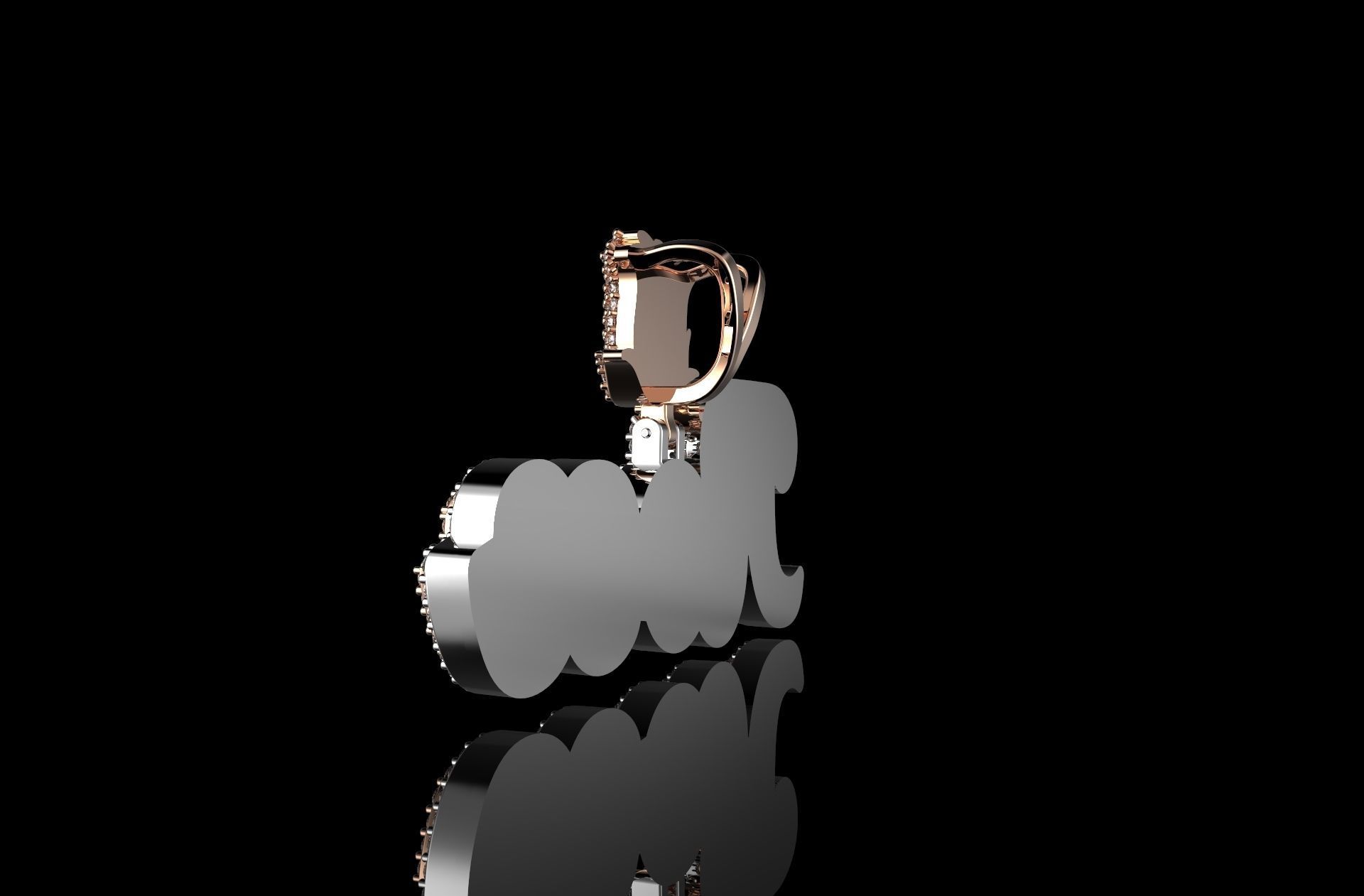 Gold N897 3D print model_12