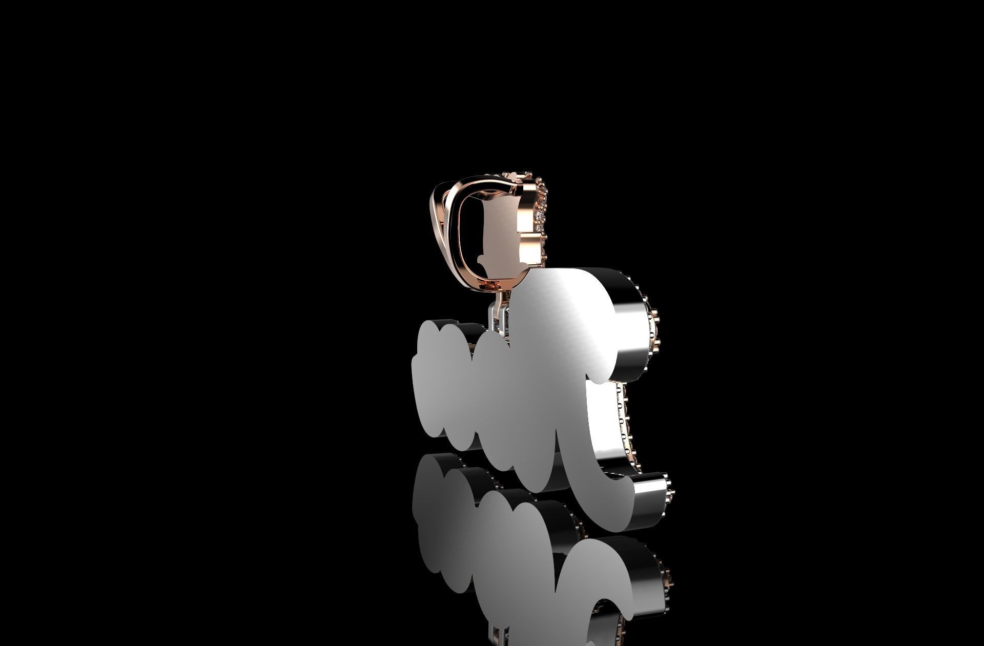 Gold N897 3D print model_13