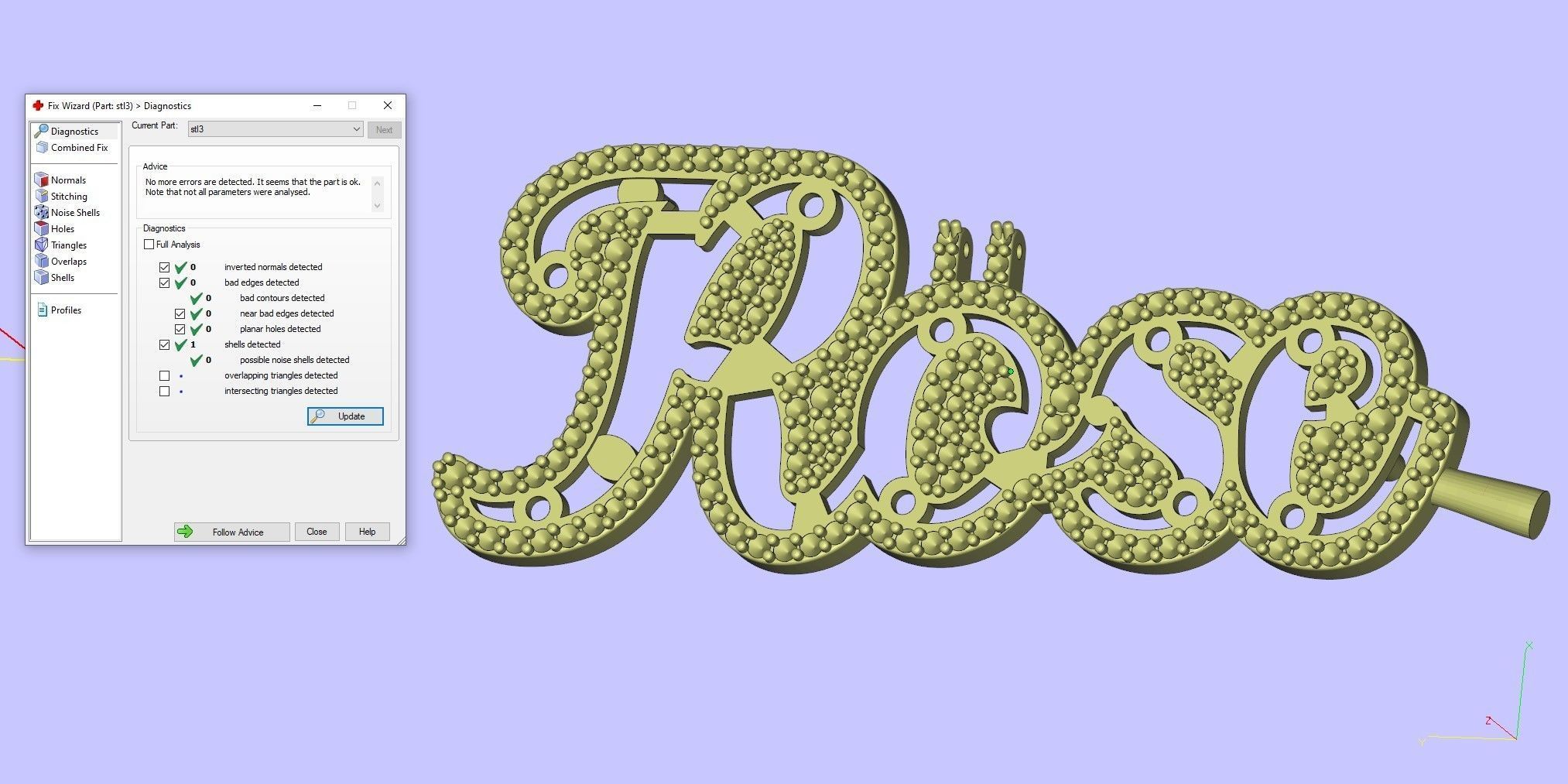 Gold N897 3D print model_17