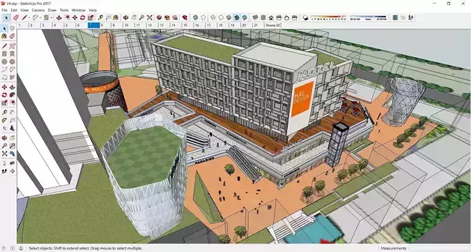 Sketchup Shopping Center V4