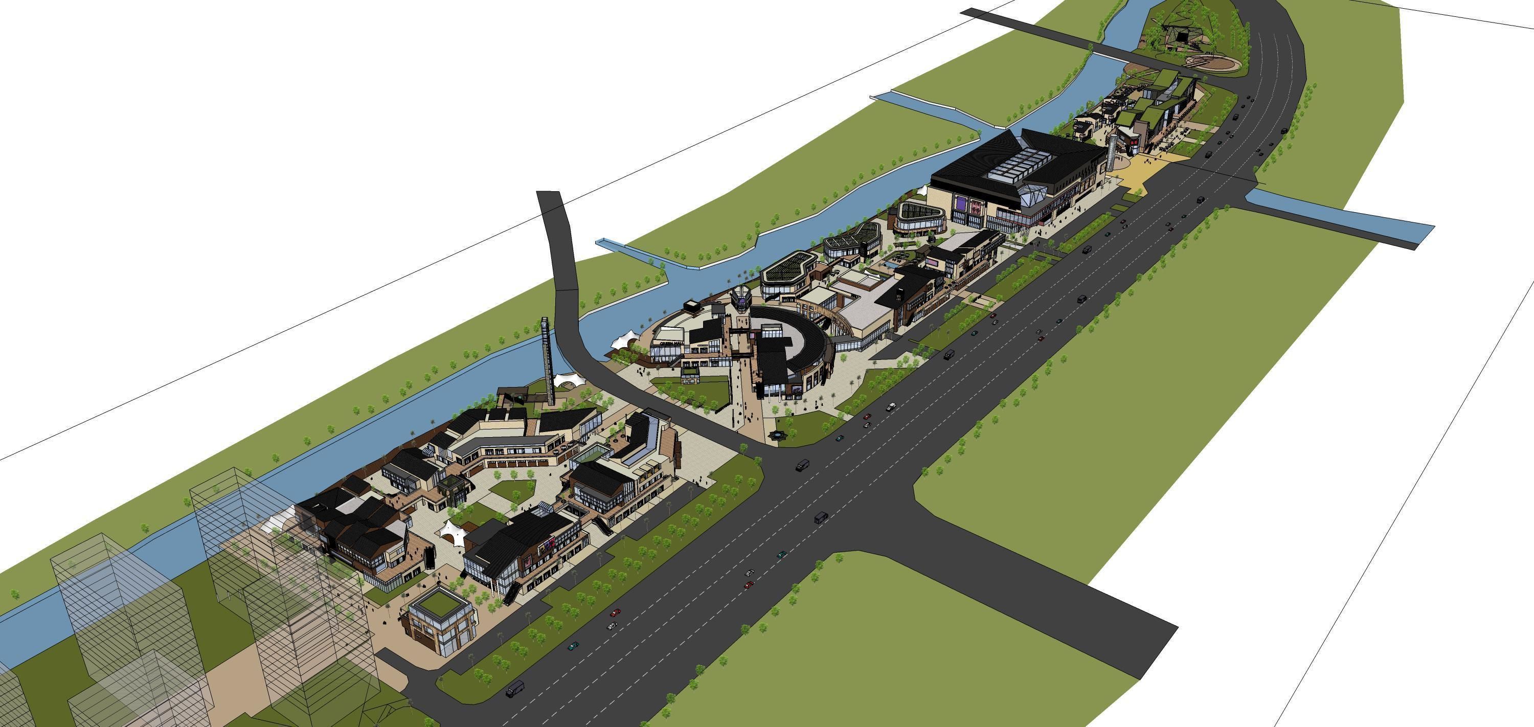 Sketchup Shopping Center V5 3D model_3