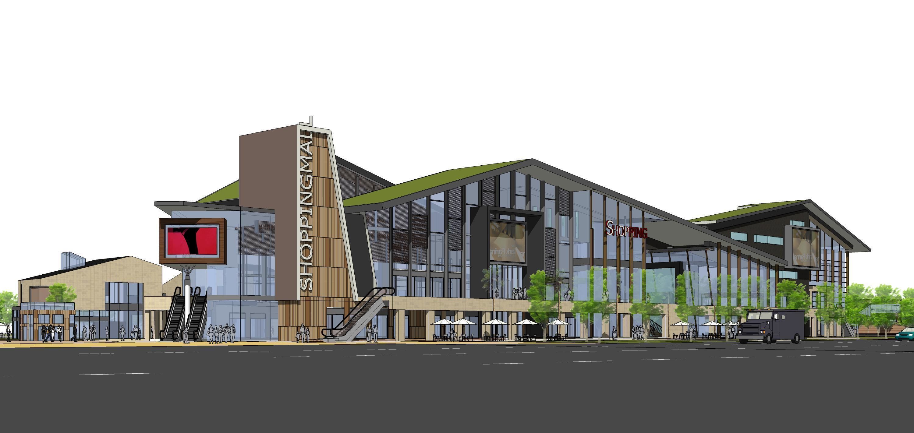 Sketchup Shopping Center V5 3D model_34