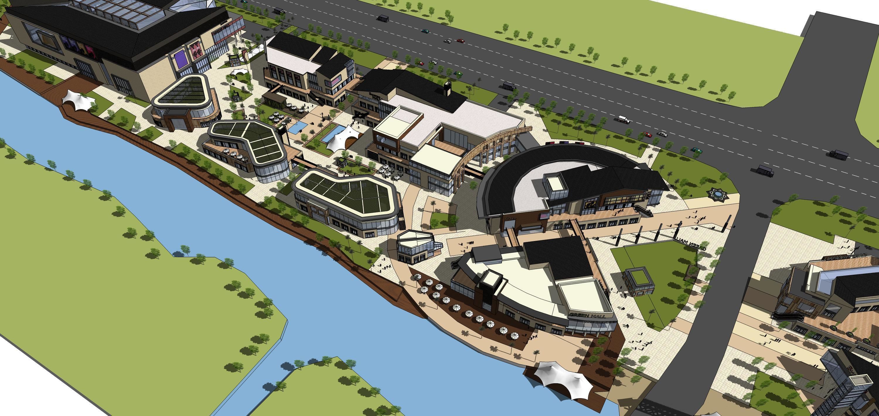 Sketchup Shopping Center V5 3D model_12