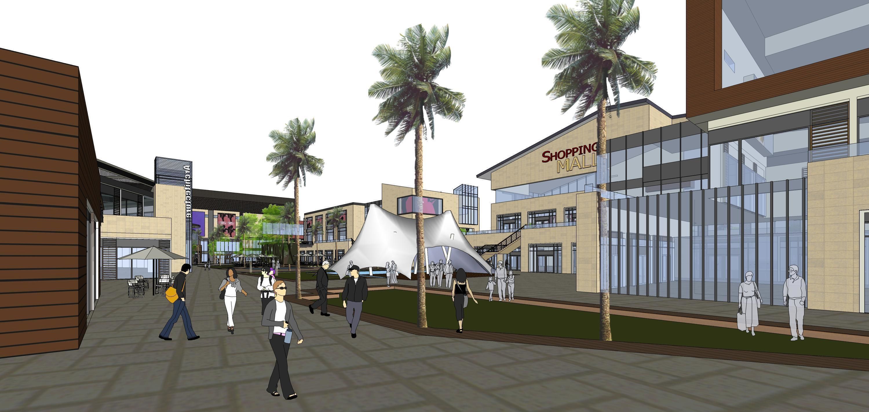 Sketchup Shopping Center V5 3D model_18