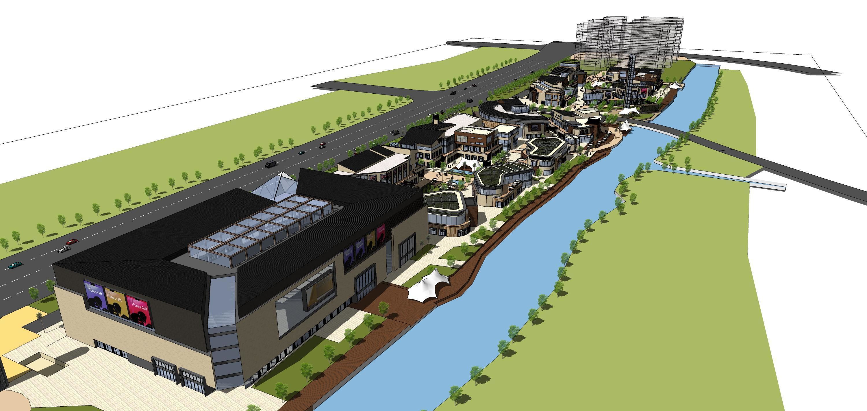 Sketchup Shopping Center V5 3D model_9