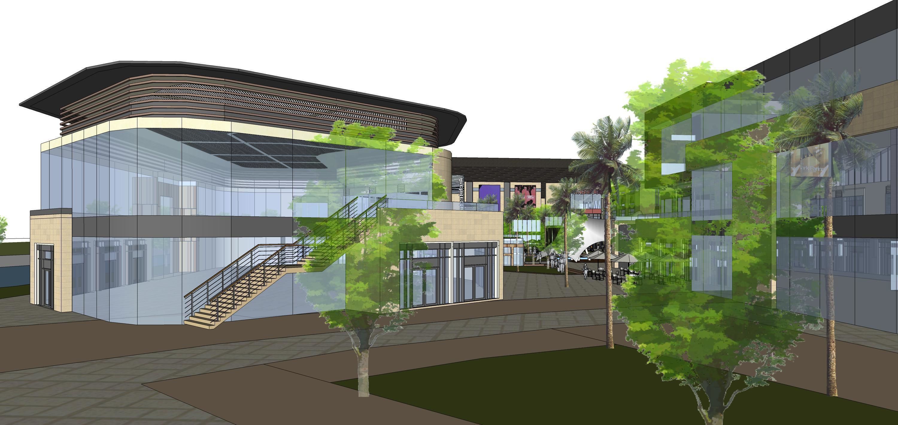 Sketchup Shopping Center V5 3D model_19