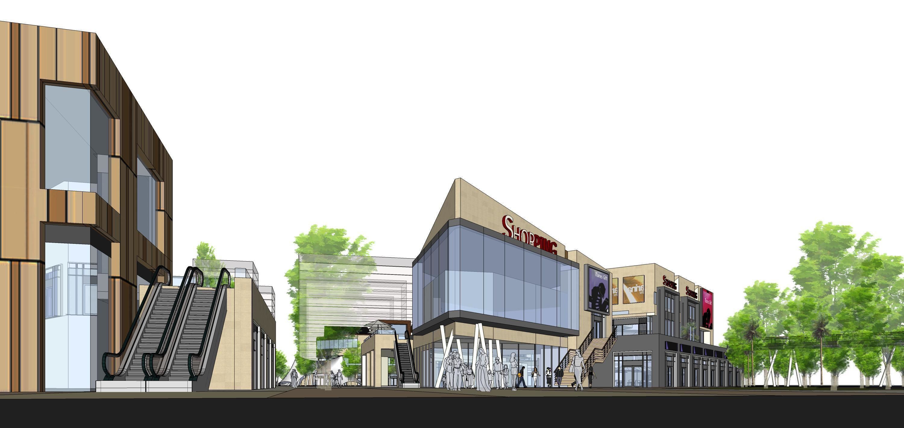 Sketchup Shopping Center V5 3D model_15