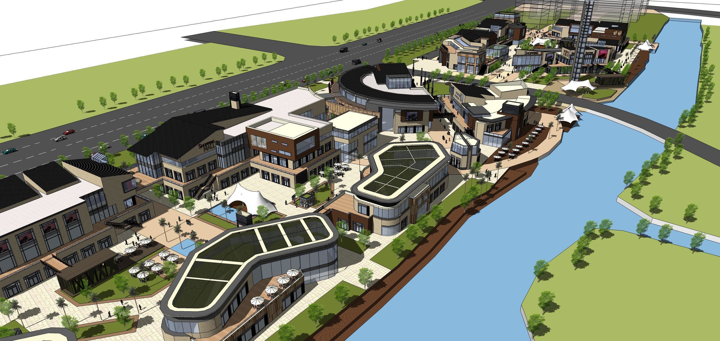 Sketchup Shopping Center V5 3D model_11