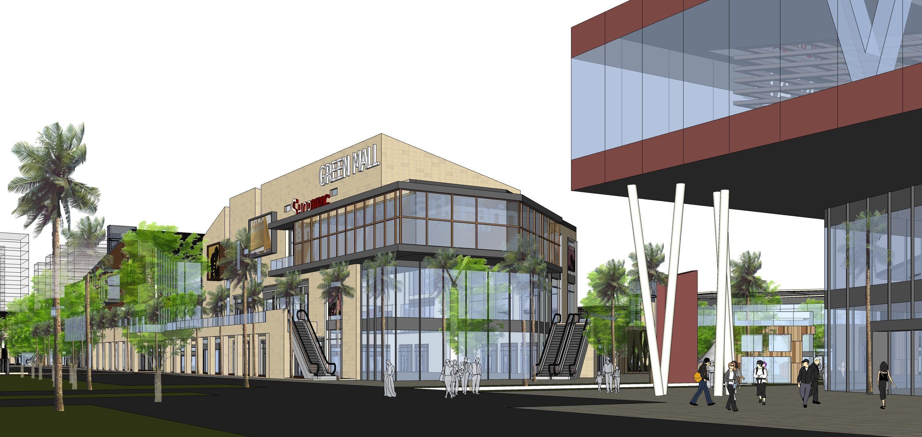 Sketchup Shopping Center V5 3D model_31