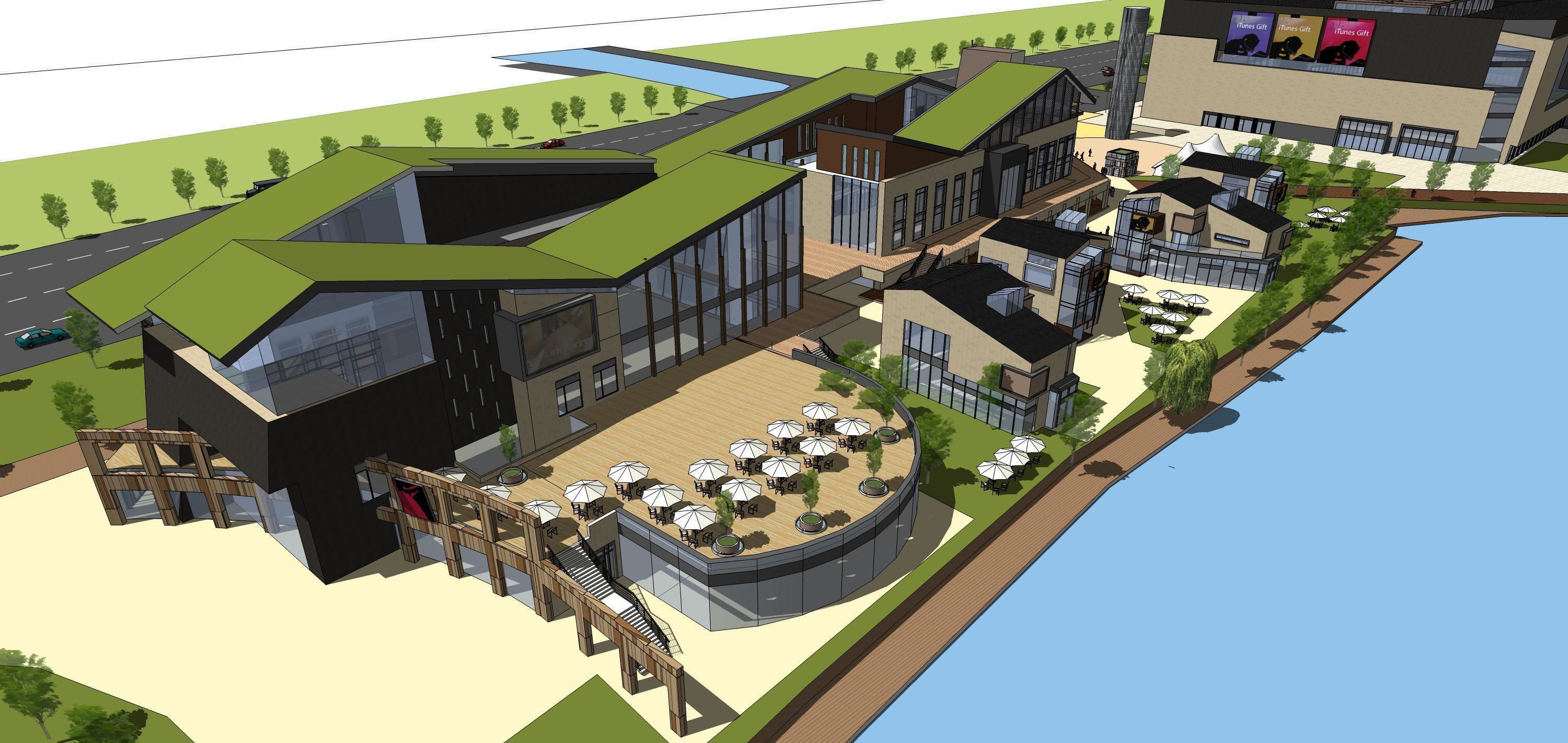 Sketchup Shopping Center V5 3D model_24